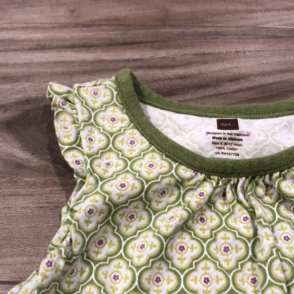 Tea collection romper size small (6-12) months - Picture 3 of 7